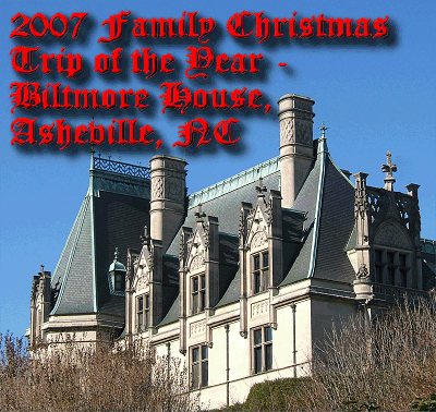 The Biltmore House, in Asheville, North Carolina is open for special holiday viewings.
