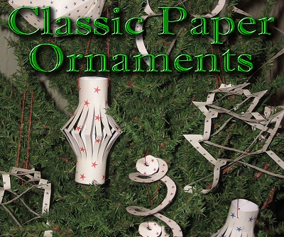 Simple Victorian-Era Paper Ornament projects from Family Christmas Online<sup><small>TM</small></sup>