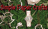 Click to see downloadable patterns and instructions for making home-made paper ornaments with vintage flair.