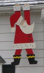 Christmas Decoration Guy Hanging Gutter