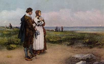 This is from a painting by George H. Boughton
