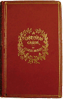 This is a reproduction of the original printing chosen to show the color of Dickens' binding. For a larger image, click on this picture.