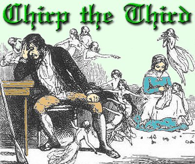 The Cricket On the Hearth - Chapter 3: Chirp the third.  Click here to see the original line drawing by Richard Doyle.