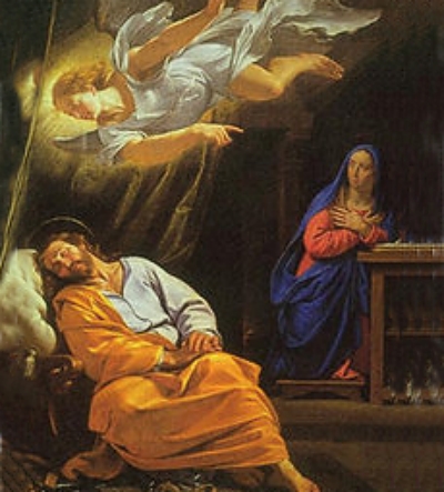 The Dream of St. Joseph by Philippe de Champaigne
